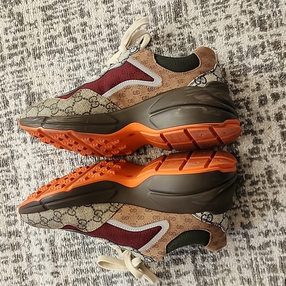 Gucci rhyton GG sneakers size 39.5 us 9.5 - Picture 8 of 8